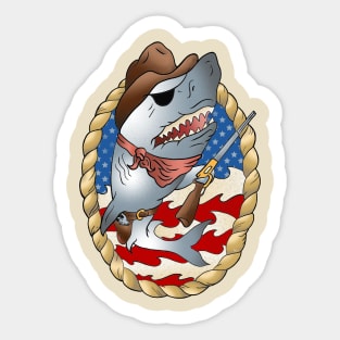 Jaws Wayne Sticker